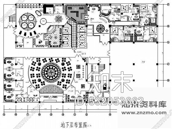 施工图某宾馆设计装修图cad施工图下载【ID:532053662】