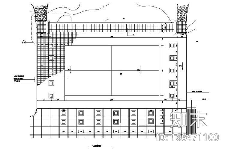 景观细部施工图—运动场地施工图设计施工图下载【ID:166471100】