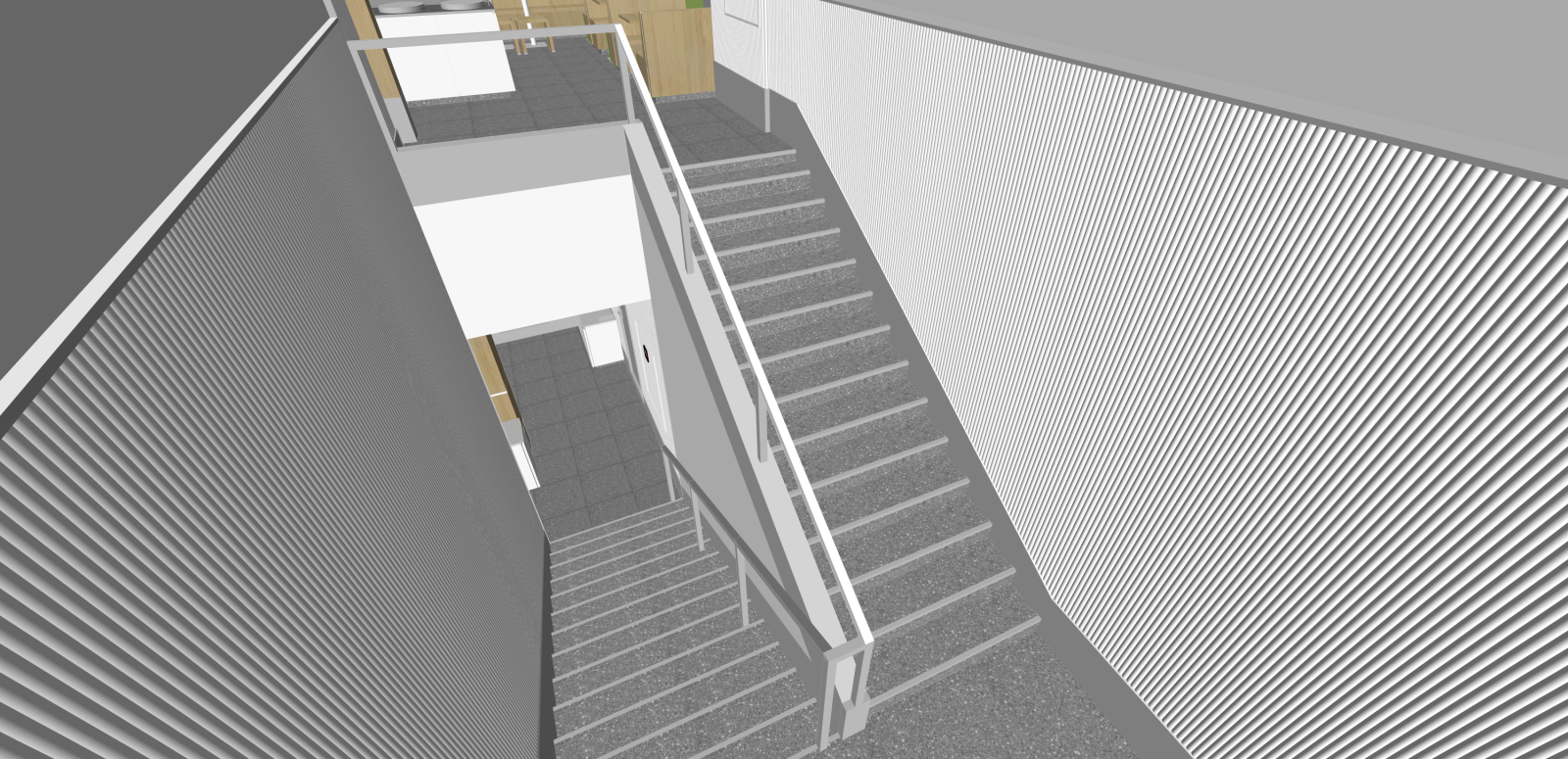 现代快餐店SU模型下载【ID:1216036604】