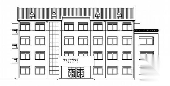 某四层铁路站调楼建筑方案图cad施工图下载【ID:151685102】