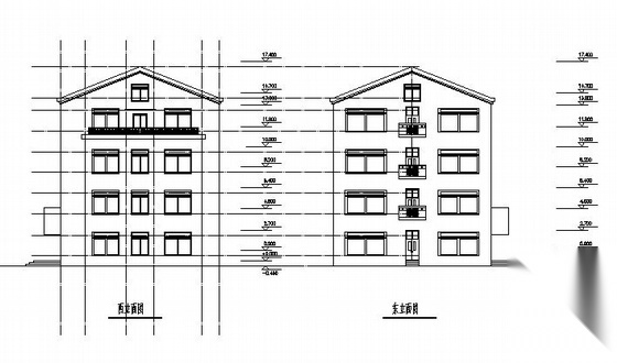 某四层铁路站调楼建筑方案图cad施工图下载【ID:151685102】