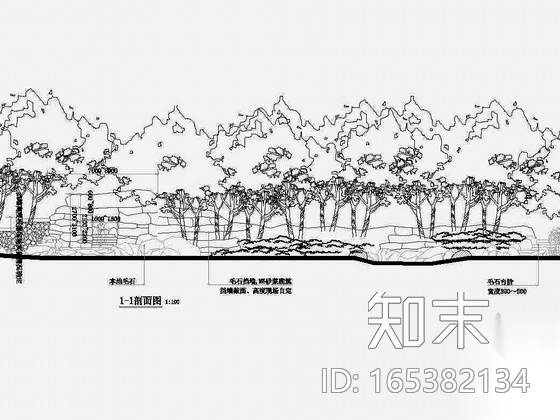 重庆某别墅区园林景观设计施工图cad施工图下载【ID:165382134】