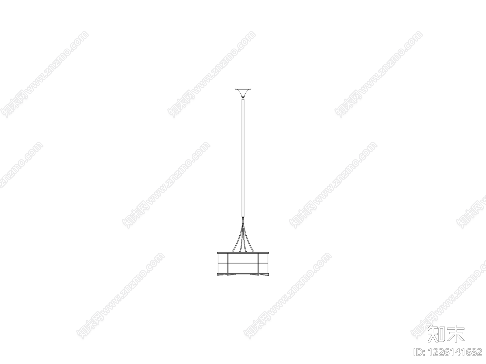 灯具图块cad施工图下载【ID:1226141682】