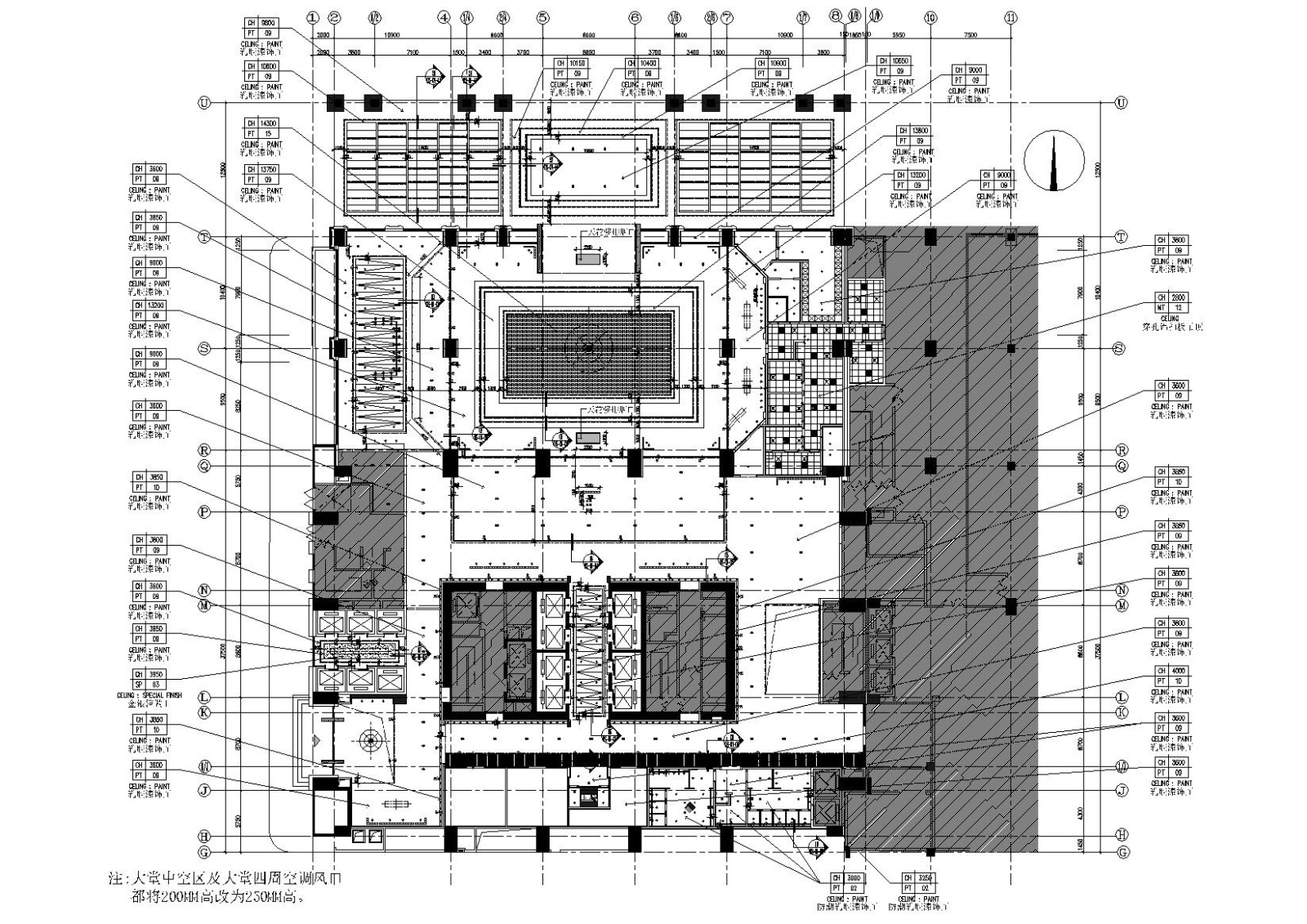[广东]希尔顿商务酒店设计施工图+效果图cad施工图下载【ID:160712101】