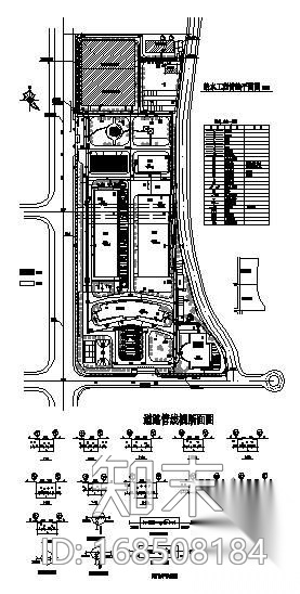 广东某小区室外管线施工图cad施工图下载【ID:168508184】