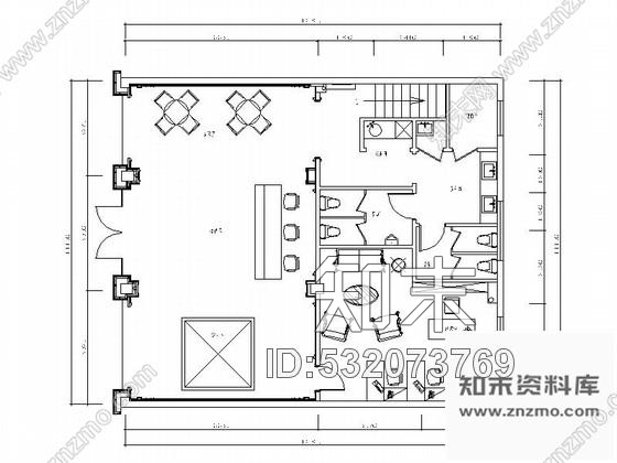 施工图浙江简欧某售楼处展厅室内设计施工图含效果cad施工图下载【ID:532073769】