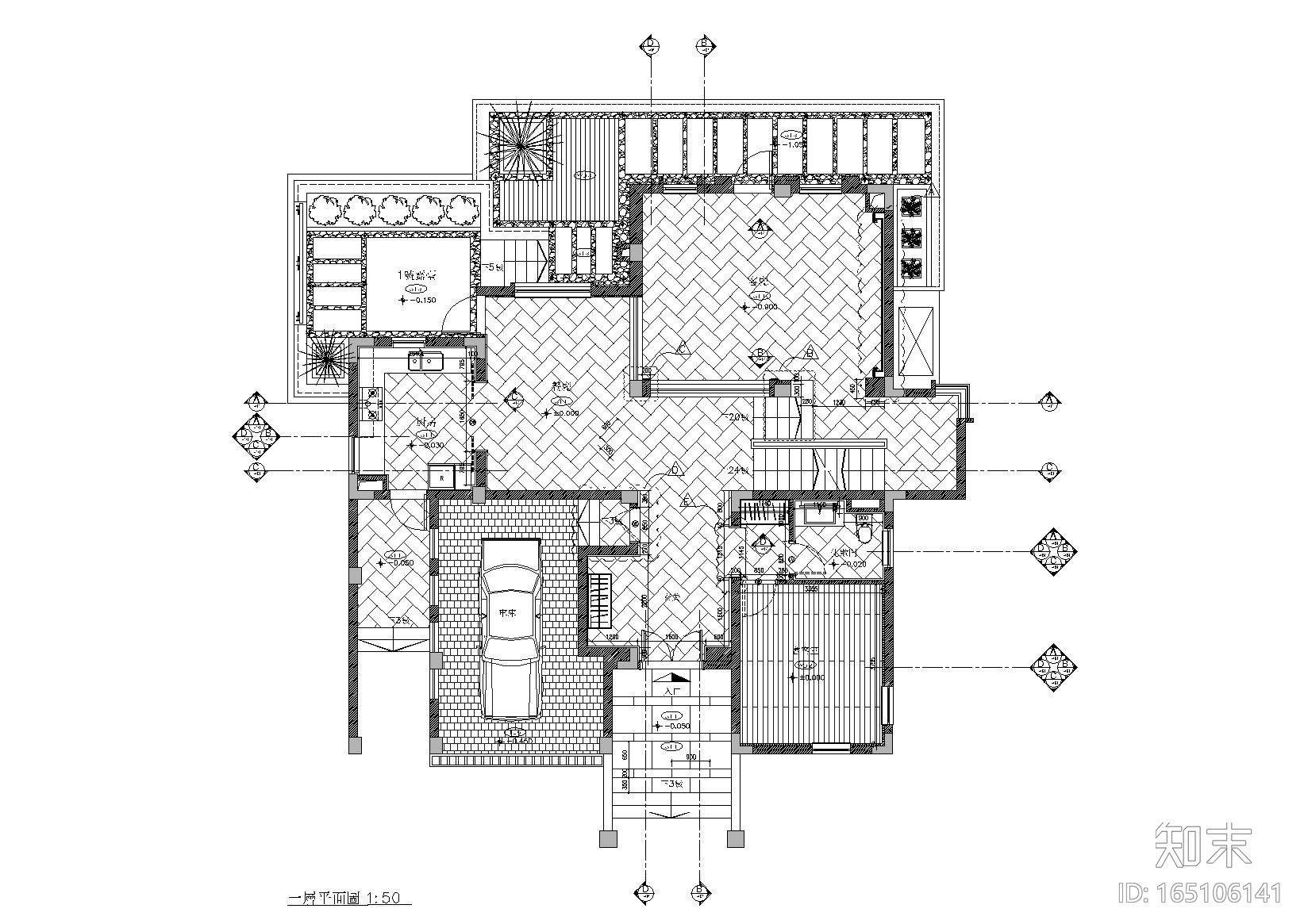 [江苏]梁志天_国信自然天城ST5別墅施工图施工图下载【ID:165106141】