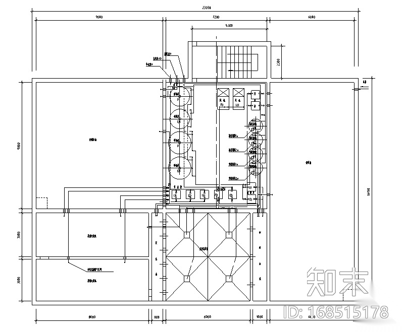 [内蒙古]某高校800吨每天中水回用工程施工图设计（CAD）cad施工图下载【ID:168515178】