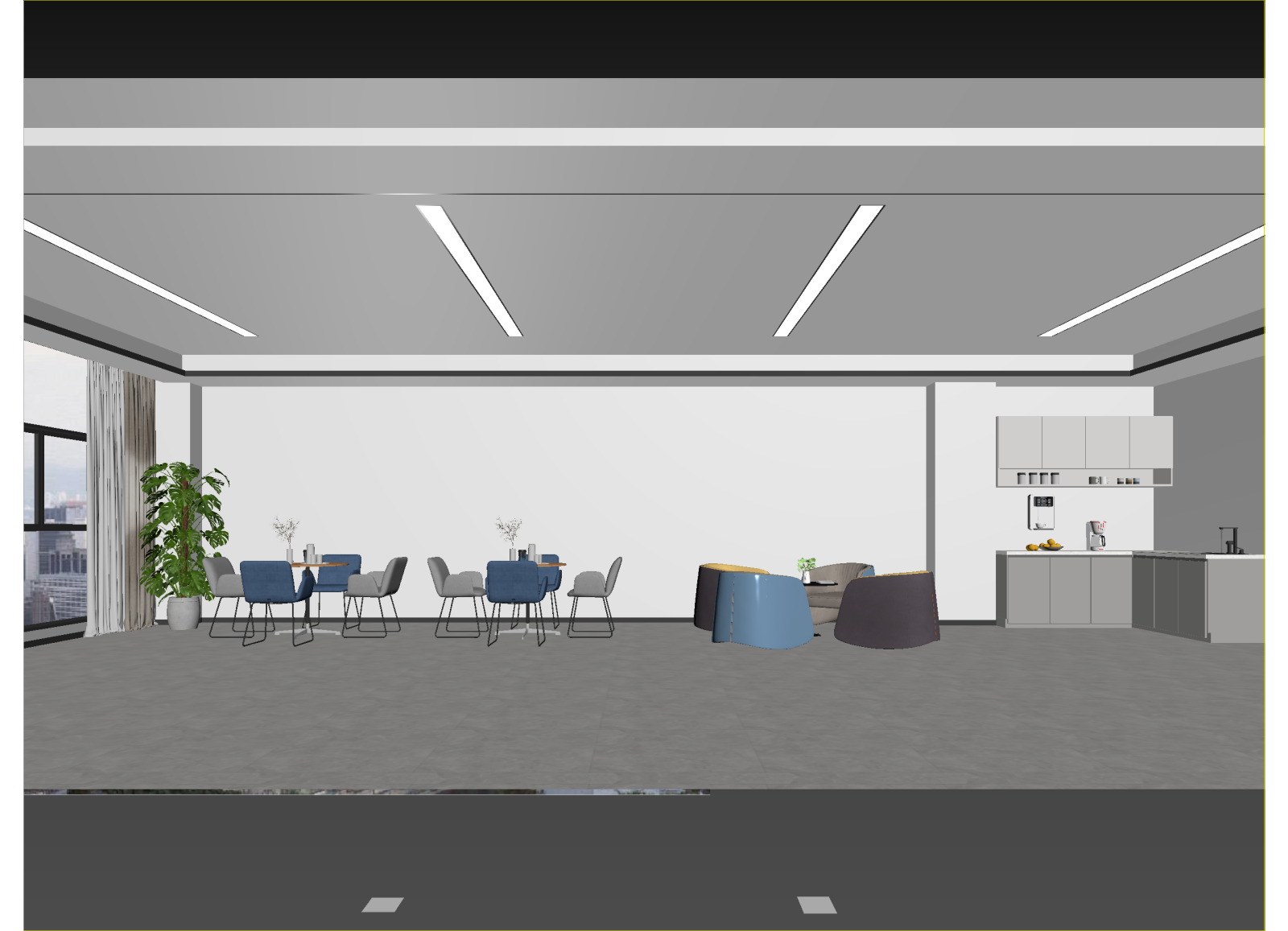 现代茶水间3D模型下载【ID:1214974652】