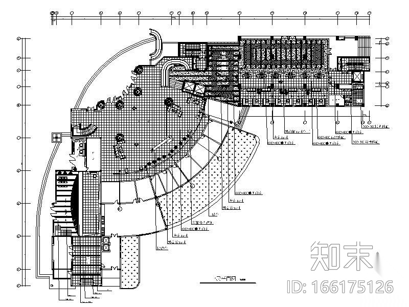 [湖南]某公交调度中心办公空间施工图cad施工图下载【ID:166175126】