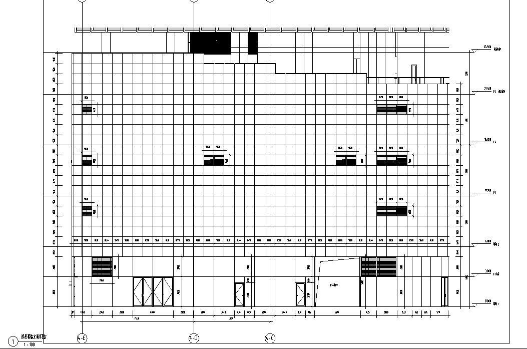 超高层知名企业现代风格办公楼设计方案效果图及CAD施...施工图下载【ID:149946163】