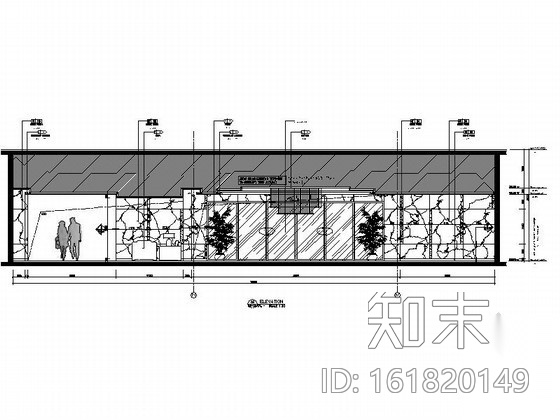 [东莞]某豪华气派办公楼室内装修图cad施工图下载【ID:161820149】