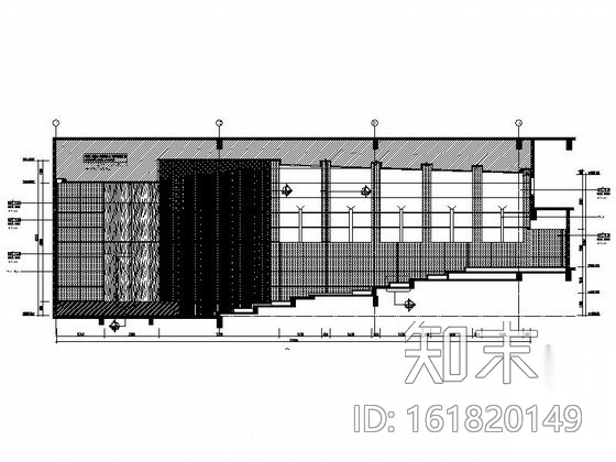 [东莞]某豪华气派办公楼室内装修图cad施工图下载【ID:161820149】