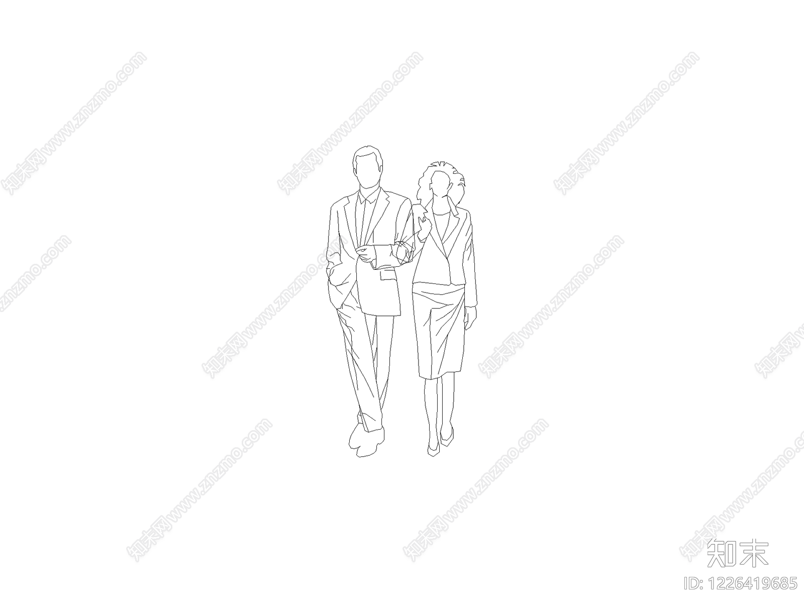 人物cad施工图下载【ID:1226419685】