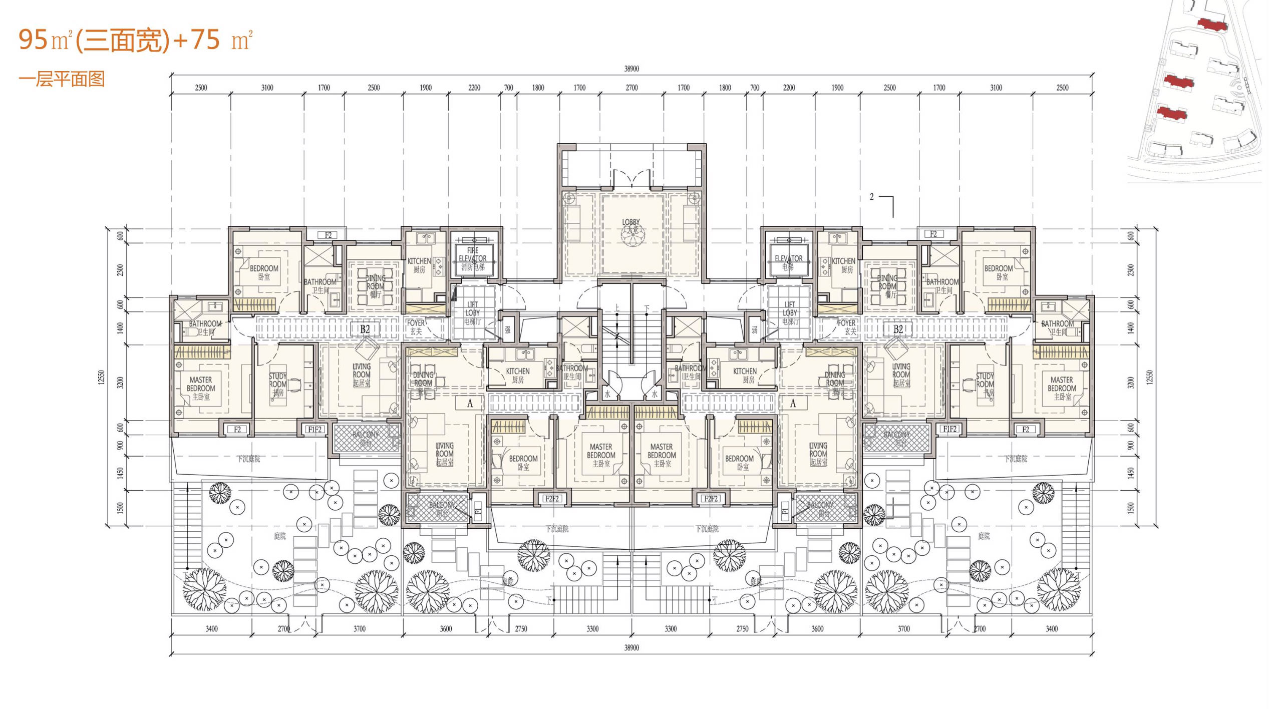 [上海]青浦新中式居住区建筑设计方案文本（叠院空间,...cad施工图下载【ID:166564105】