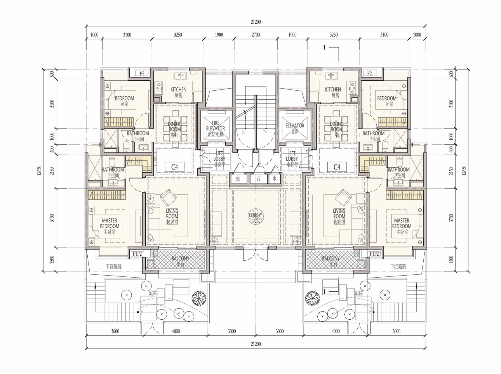 [上海]青浦新中式居住区建筑设计方案文本（叠院空间,...cad施工图下载【ID:166564105】