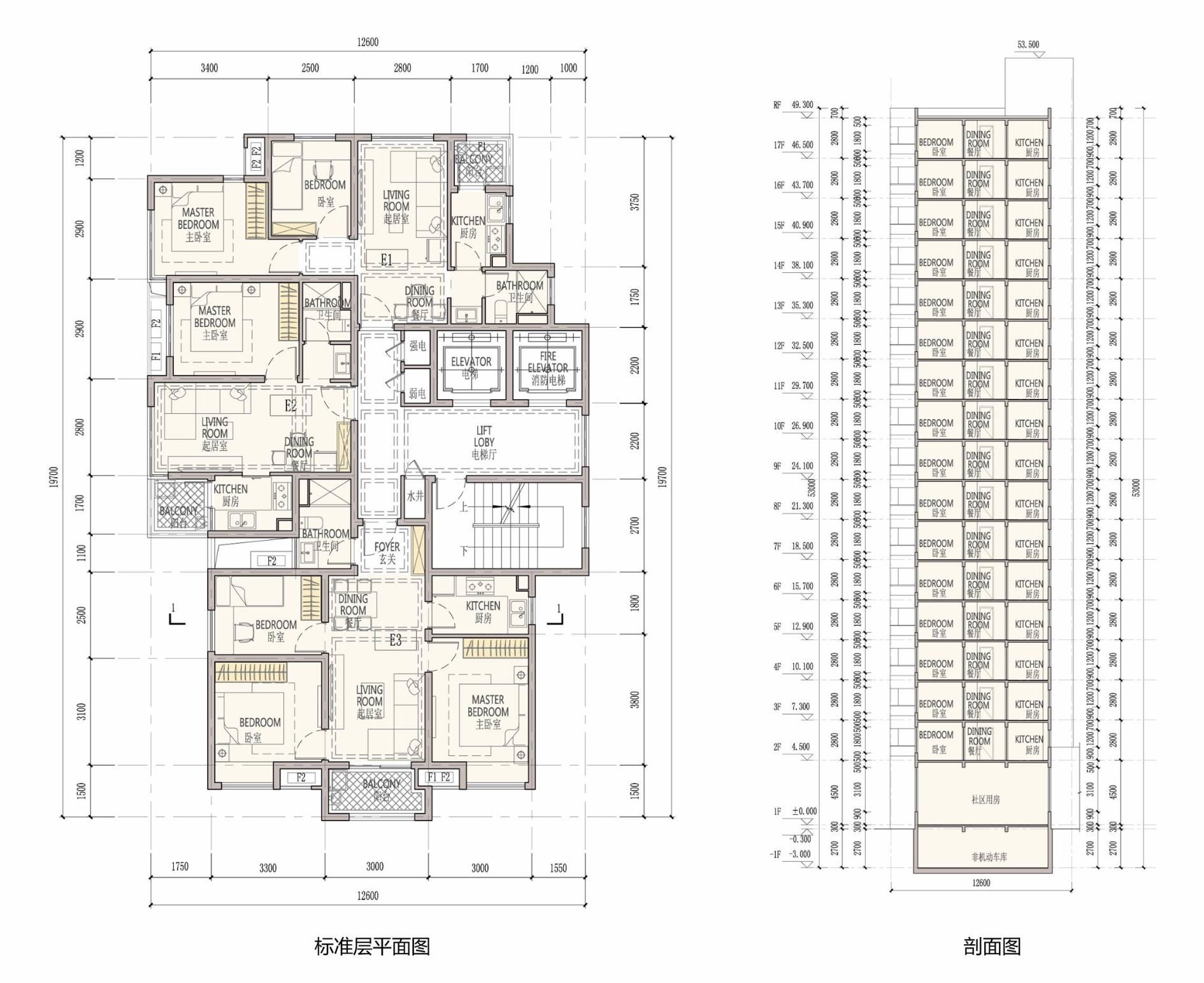 [上海]青浦新中式居住区建筑设计方案文本（叠院空间,...cad施工图下载【ID:166564105】