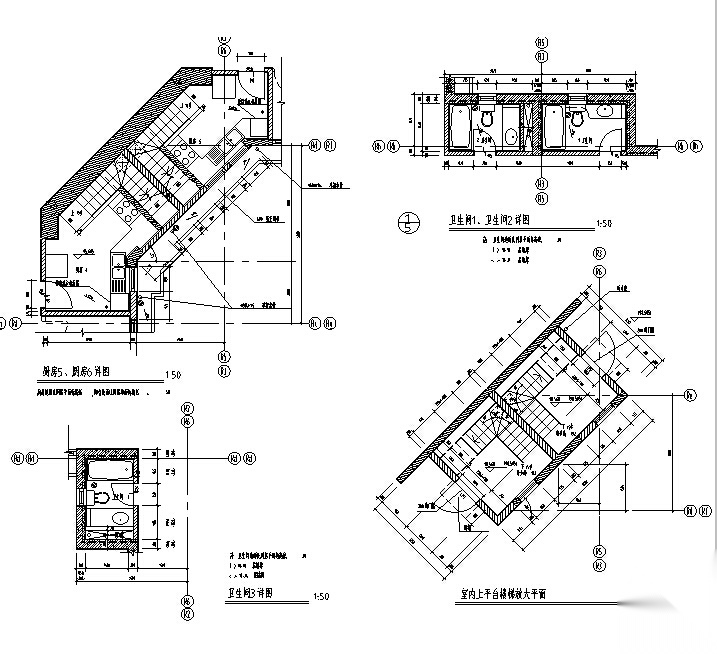 [合集]四套华东院商业综合楼及商业广场建筑施工图（图...cad施工图下载【ID:165607117】