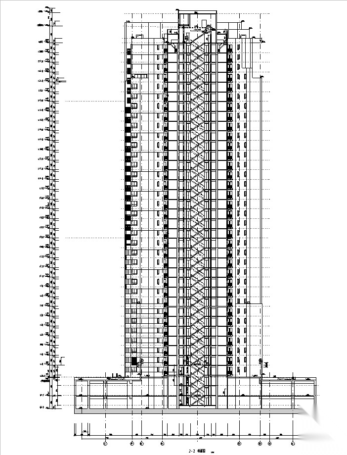 [合集]四套华东院商业综合楼及商业广场建筑施工图（图...cad施工图下载【ID:165607117】