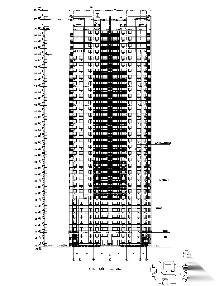 [合集]四套华东院商业综合楼及商业广场建筑施工图（图...cad施工图下载【ID:165607117】