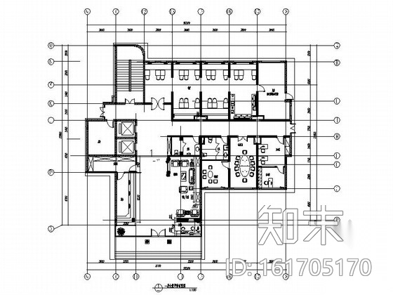 [上海]某快捷酒店大堂施工图施工图下载【ID:161705170】