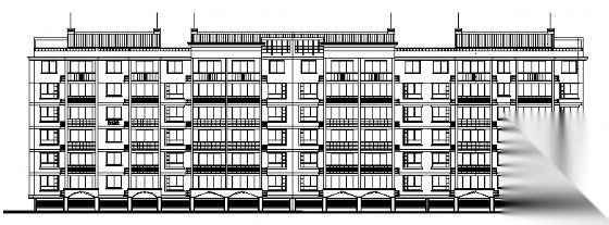 某小区住宅楼2号楼建筑施工图cad施工图下载【ID:149857127】