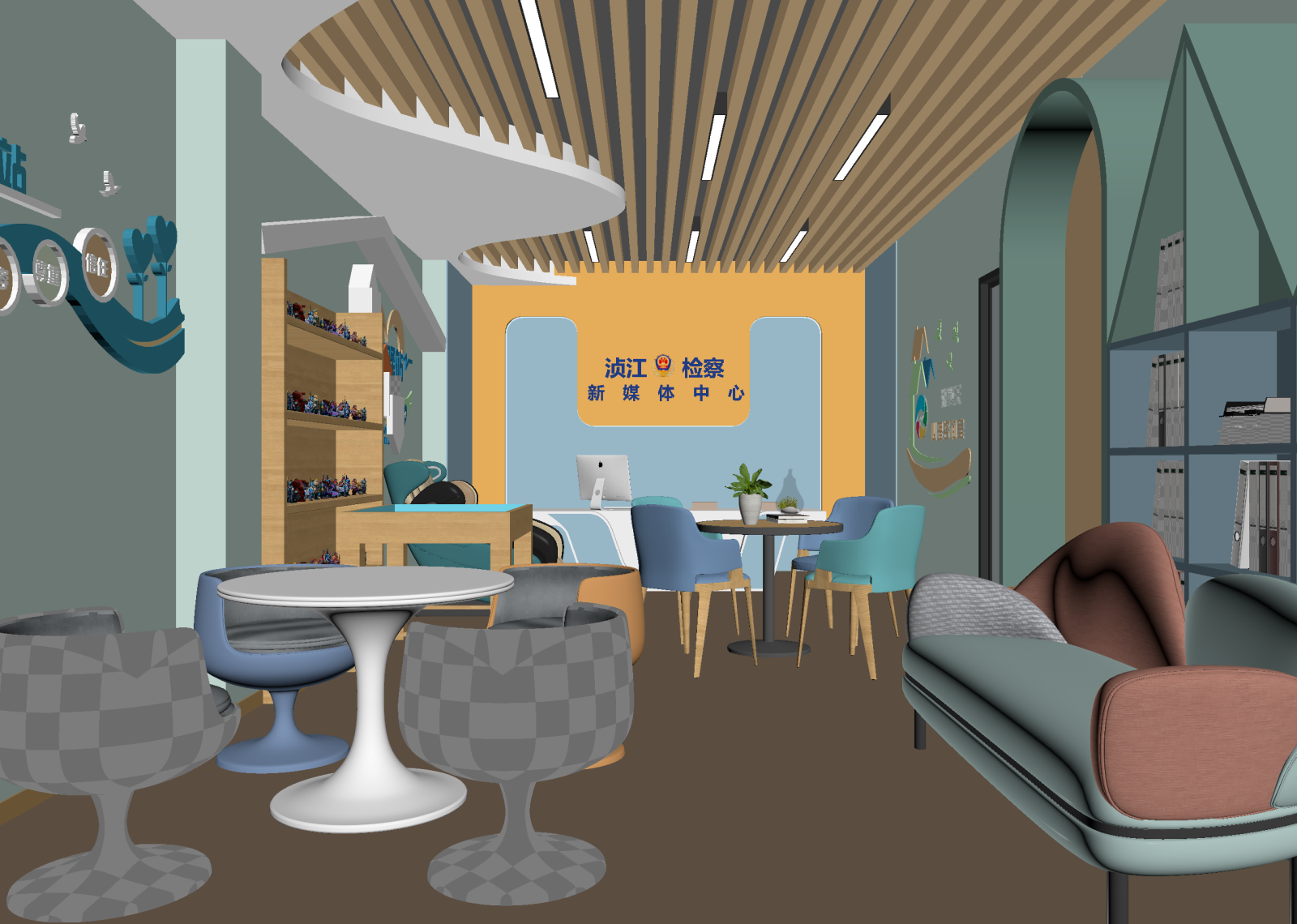 现代接待室3D模型下载【ID:1214426707】