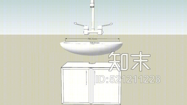 洗手间SU模型下载【ID:521211228】