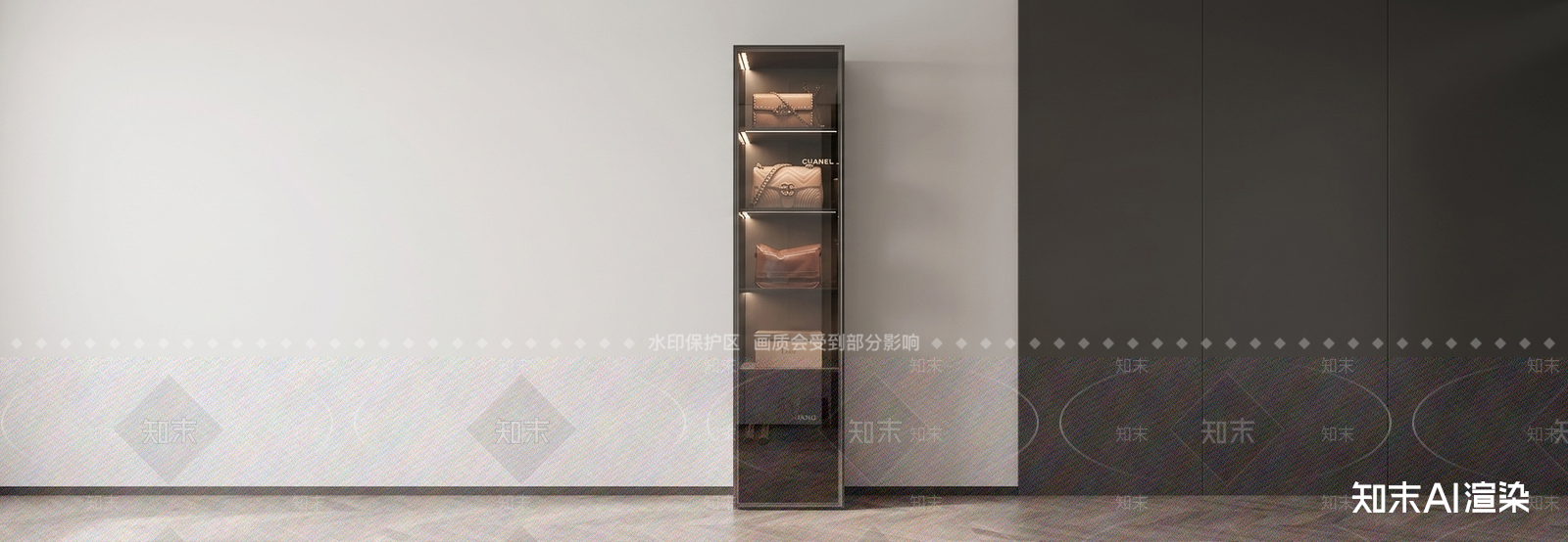 开放式储物展示柜储物柜3D模型下载【ID:1227492092】