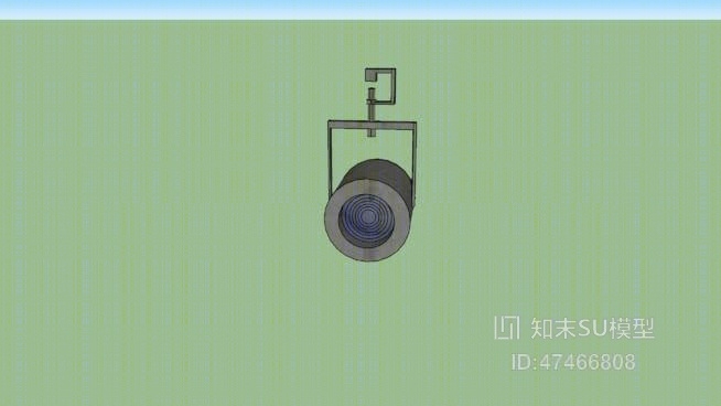 筒灯射灯SU模型下载【ID:418020622】