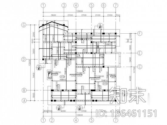 四层私人别墅结构施工图下载【ID:166461151】