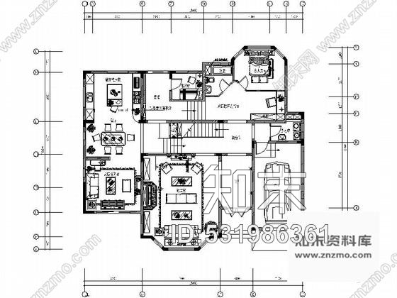 施工图武汉法兰西田园风情独栋双层别墅装修施工图施工图下载【ID:531986361】