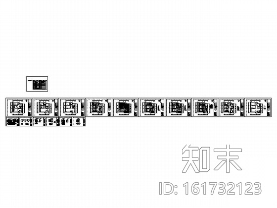 [无锡]新古典主义三居室方案图（含效果）cad施工图下载【ID:161732123】