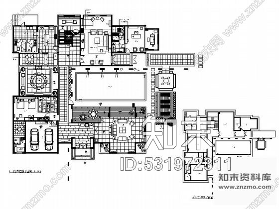 施工图上海现代风格两层别墅施工图cad施工图下载【ID:531972311】