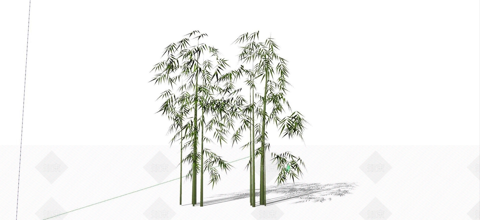 现代竹子免费SU模型下载【ID:1125087593】