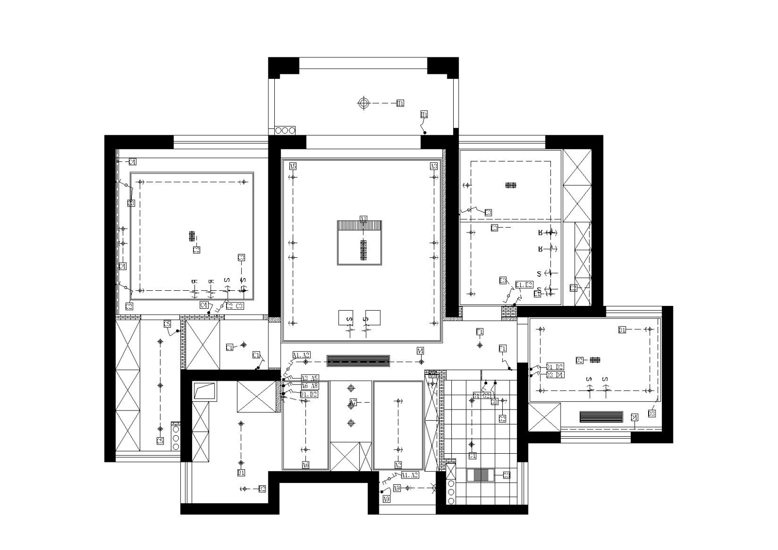 [浙江]-温州公园天下北欧住宅施工图+效果图cad施工图下载【ID:160016148】