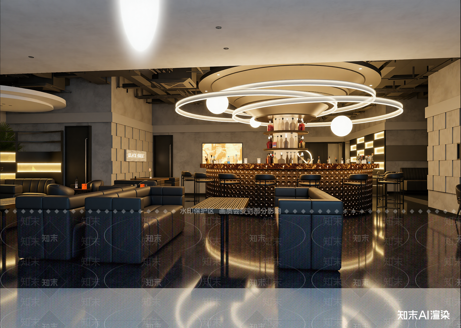 现代酒吧3D模型下载【ID:1214963796】