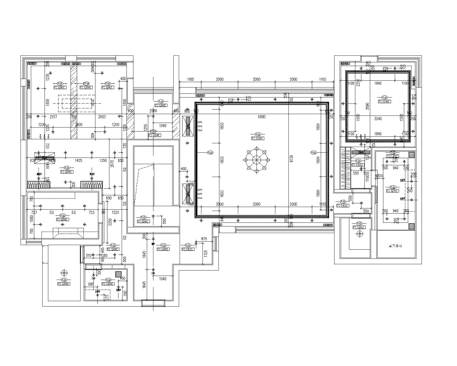 美国塞班岛高档五居室别墅全套CAD施工图（附效果图）施工图下载【ID:160098197】