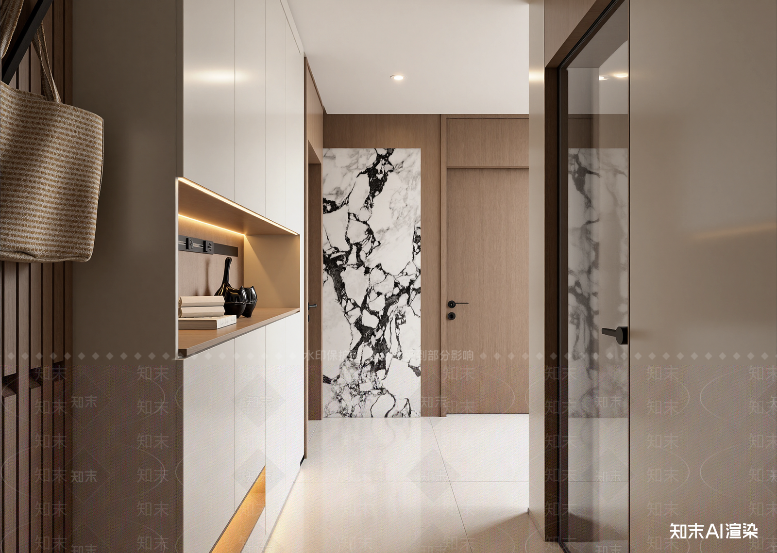 现代玄关3D模型下载【ID:1214712648】