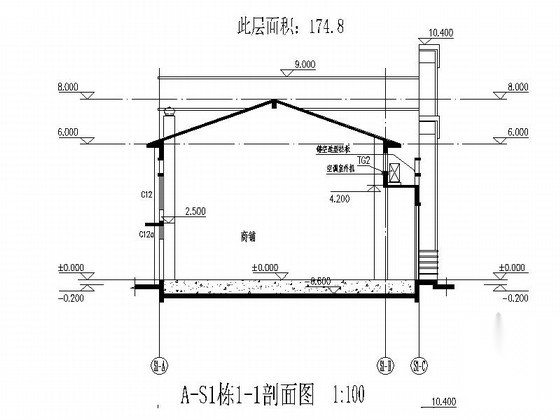 [广东]artdeco单层商业街建筑施工图（知名地产）cad施工图下载【ID:165926113】