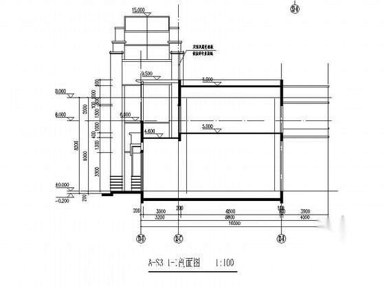 [广东]artdeco单层商业街建筑施工图（知名地产）cad施工图下载【ID:165926113】