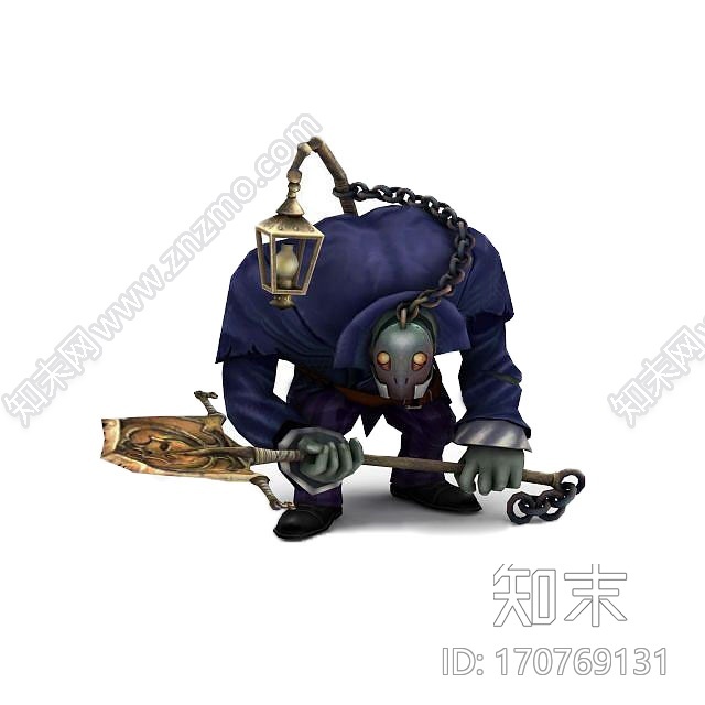 现代3DLOL约里克掘墓者CG模型下载【ID:170769131】