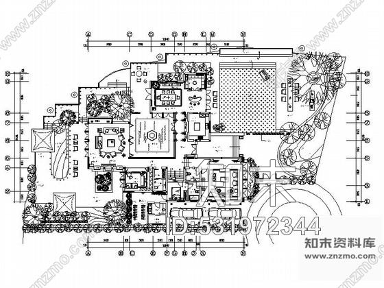 施工图上海欧式复古生态园融景别墅室内装修CAD施工图含效果cad施工图下载【ID:531972344】