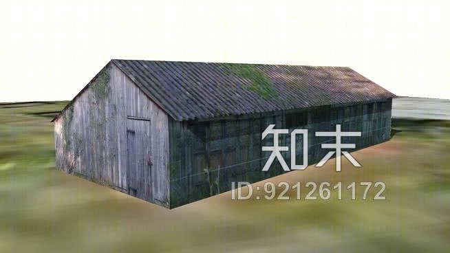 牧场上的老马厩SU模型下载【ID:921261172】