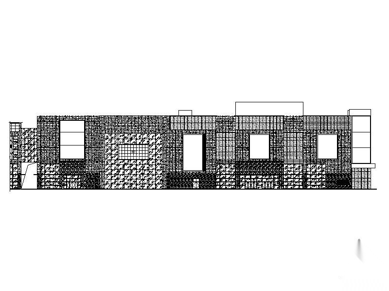 [成都]某商业裙楼幕墙工程建筑施工图cad施工图下载【ID:166705127】