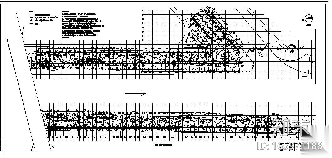 某滨河绿地自动喷灌施工图施工图下载【ID:165971188】