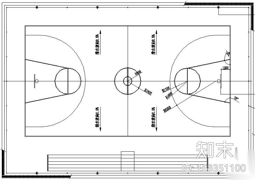 网球、篮球、排球场施工详图施工图下载【ID:168351100】
