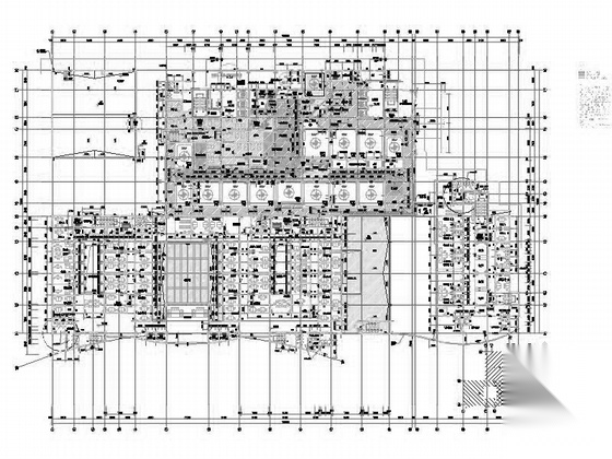 [山东]19层现代风格市级专科医疗中心建筑施工图cad施工图下载【ID:166709102】