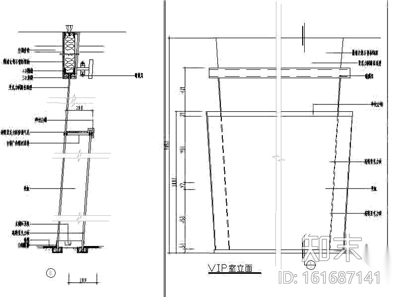 某展厅装修设计图(含效果)cad施工图下载【ID:161687141】