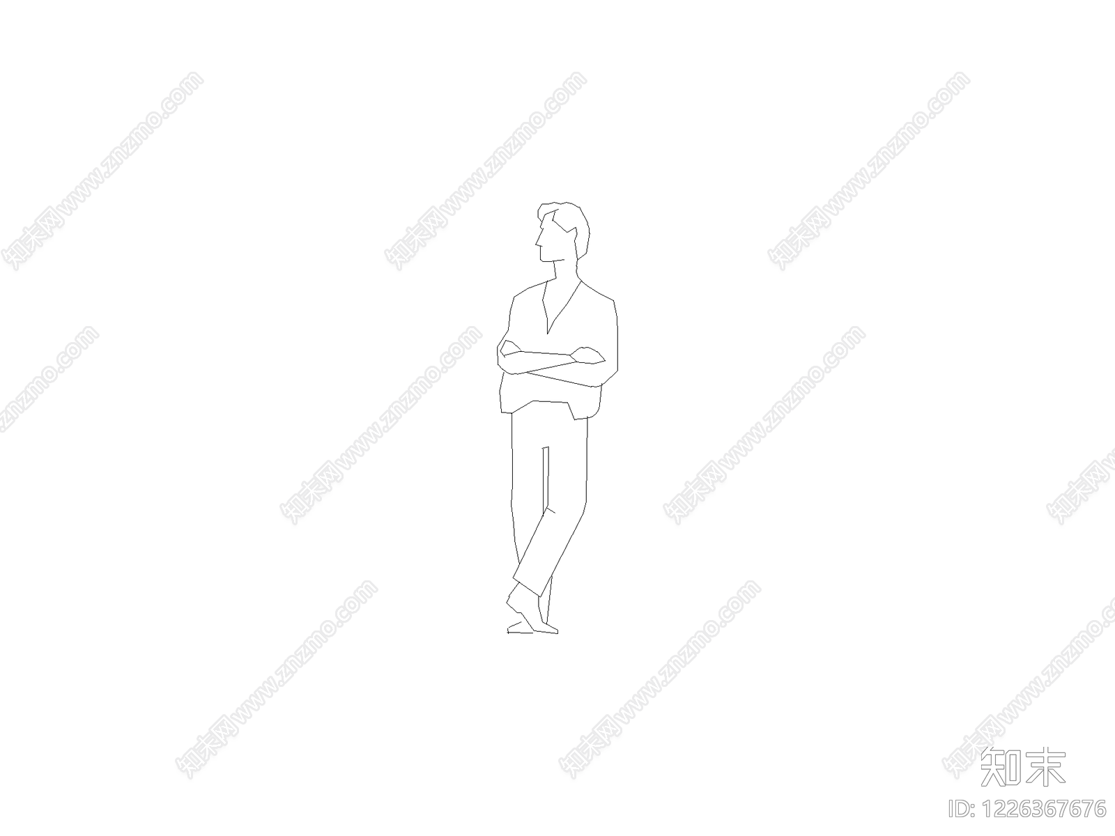 人物cad施工图下载【ID:1226367676】
